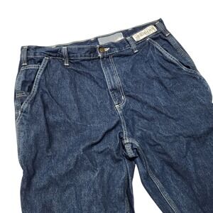 Carhartt‎ Carpenter Jeans Relaxed Fit Work Utility Pants Denim Blue Mens 36 x 32